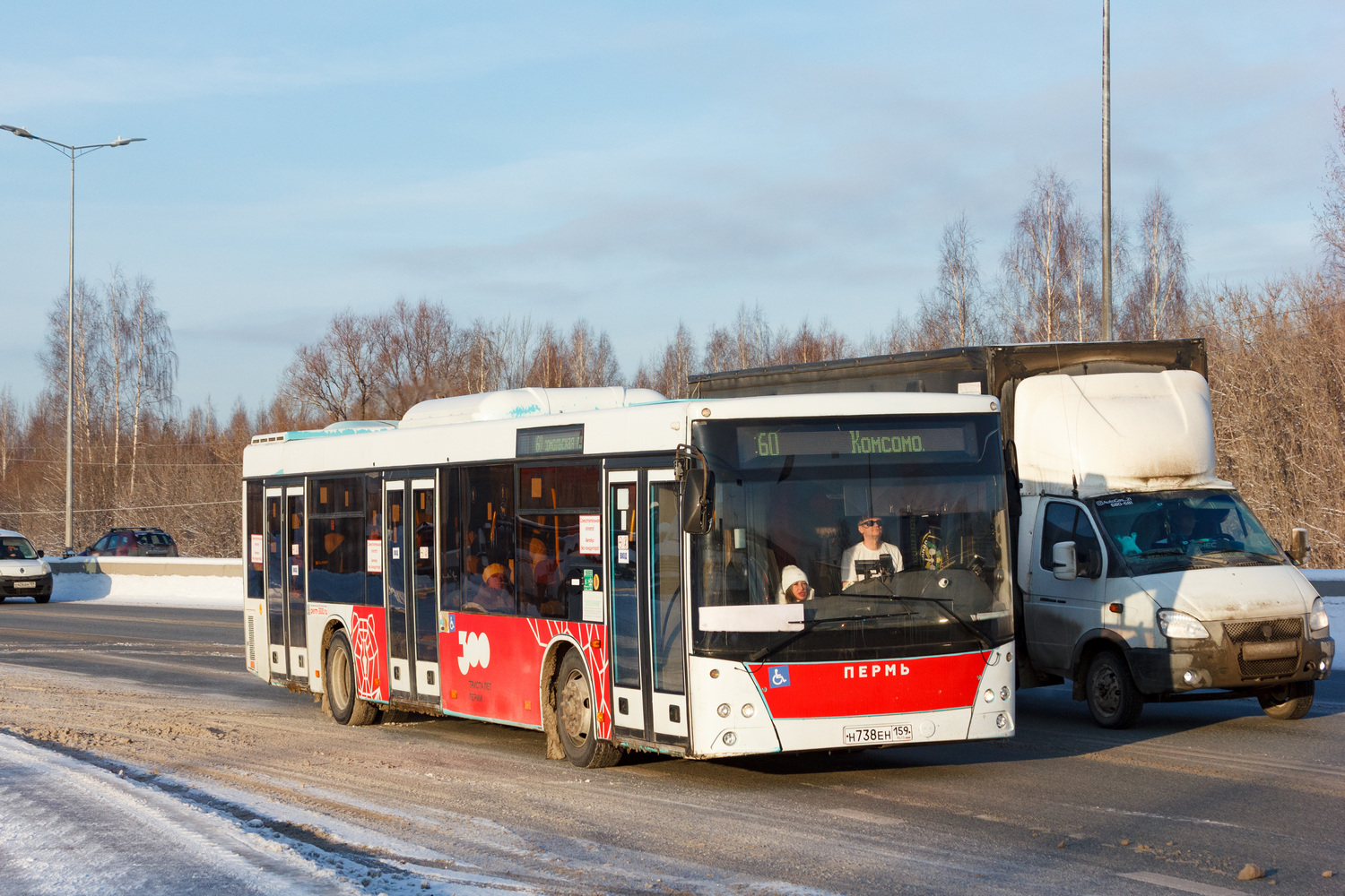 Пермский край, МАЗ-203.016 № Н 738 ЕН 159