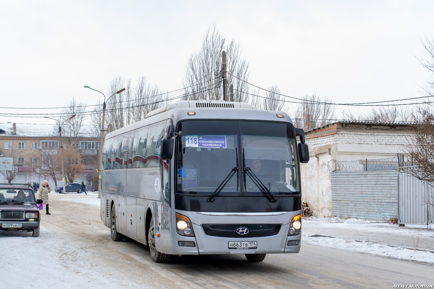 Челябинская область, Hyundai Universe Space Luxury № Н 663 ТВ 174