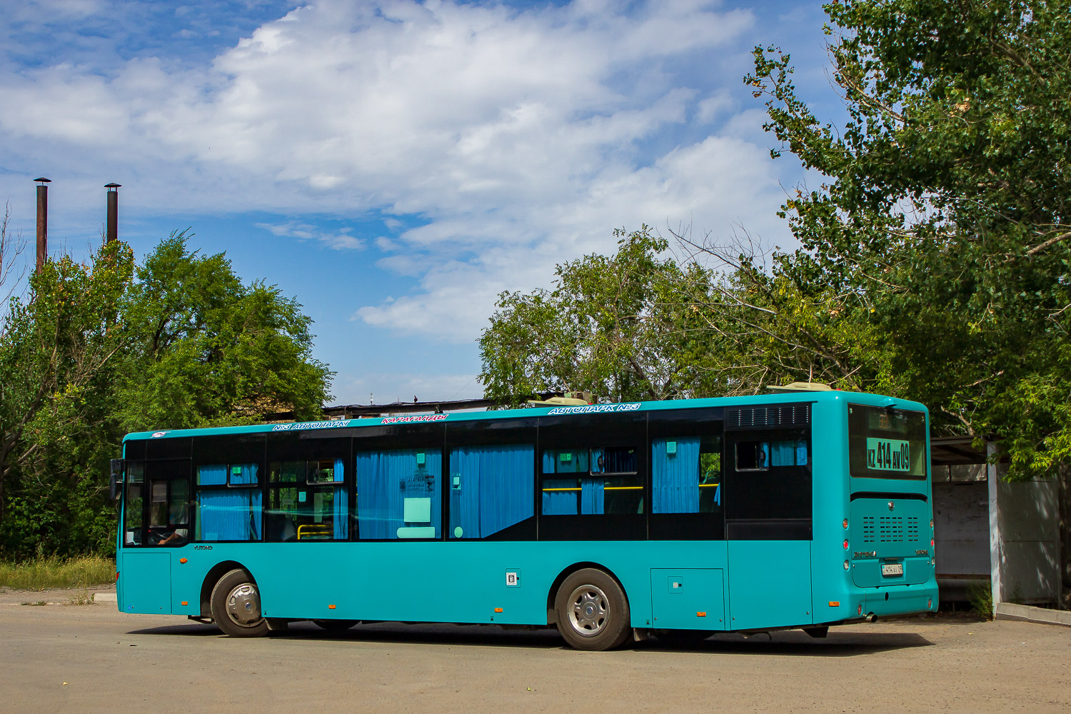 Карагандинская область, Yutong ZK6118HGA (QazTehna) № 414 AV 09