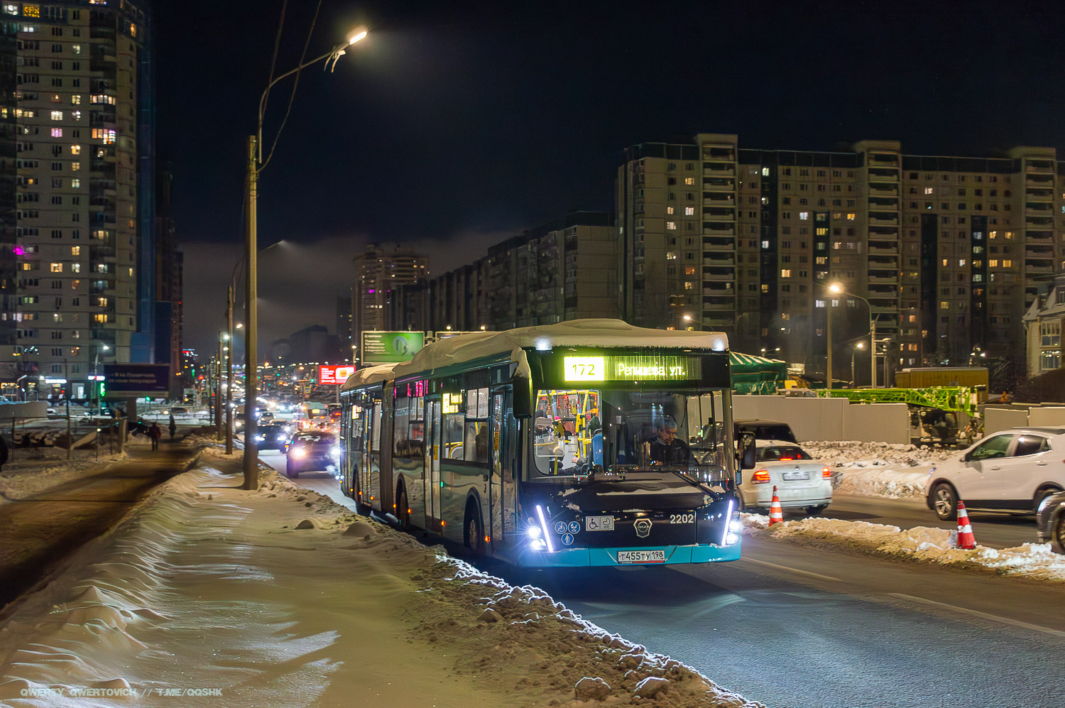 Санкт-Петербург, ЛиАЗ-6213.65 № 2202