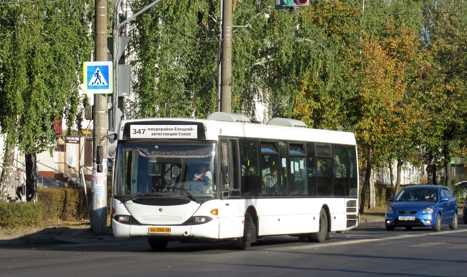 Липецкая область, Scania OmniLink I (Скания-Питер) № АН 354 48