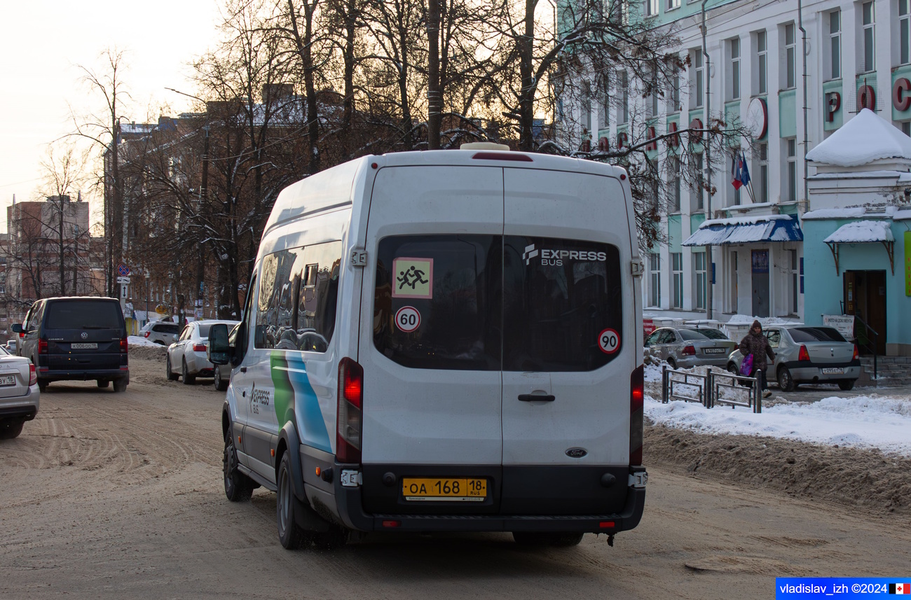 Удмуртия, Ford Transit FBD [RUS] (Z6F.ESG.) № ОА 168 18