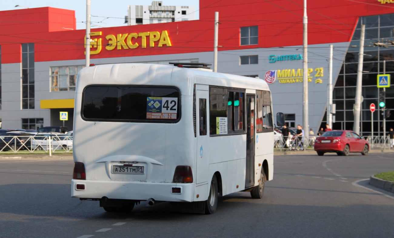 Краснодарский край, Hyundai County LWB C11 (ТагАЗ) № А 351 ТМ 01