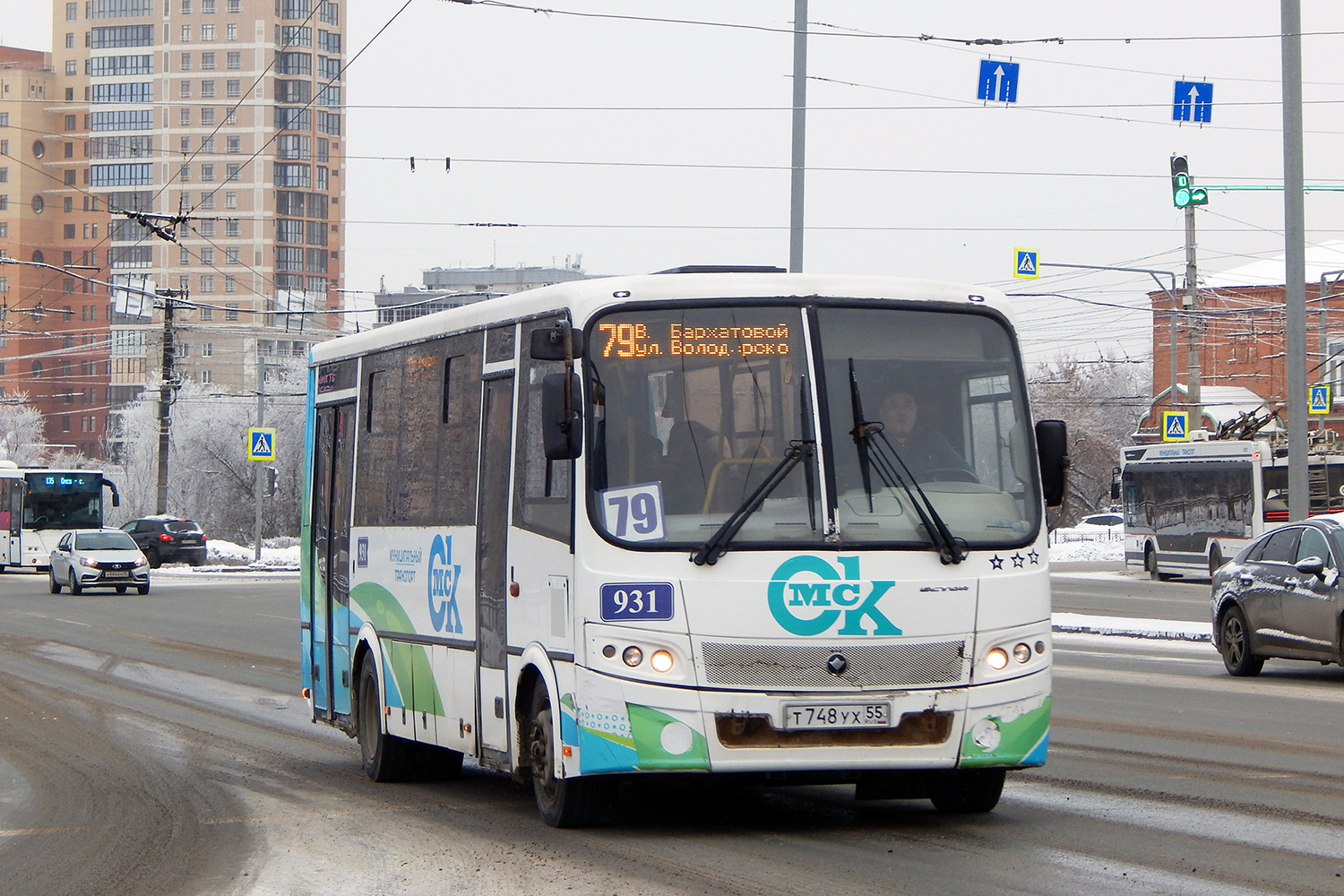 Омская область, ПАЗ-320414-04 "Вектор" (1-2) № 931