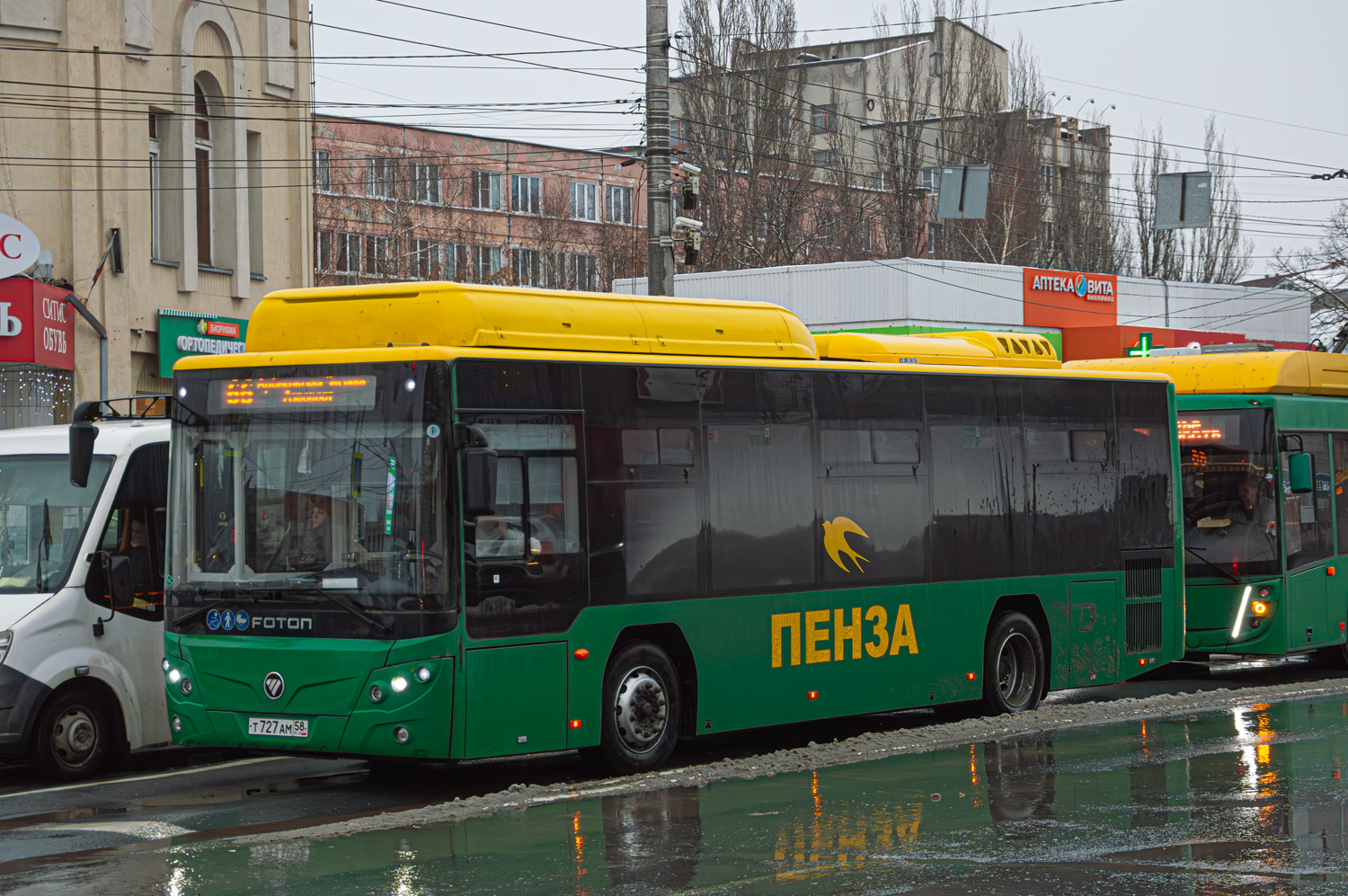 Пензенская область, Foton BJ6105C6MCD-1 № Т 727 АМ 58