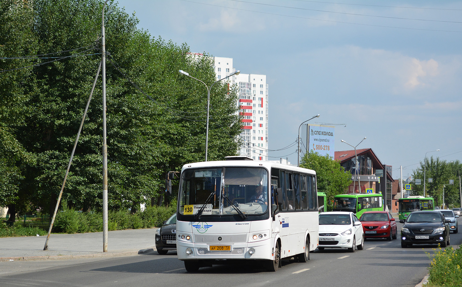 Тюменская область, ПАЗ-320412-05 "Вектор" № АР 208 72