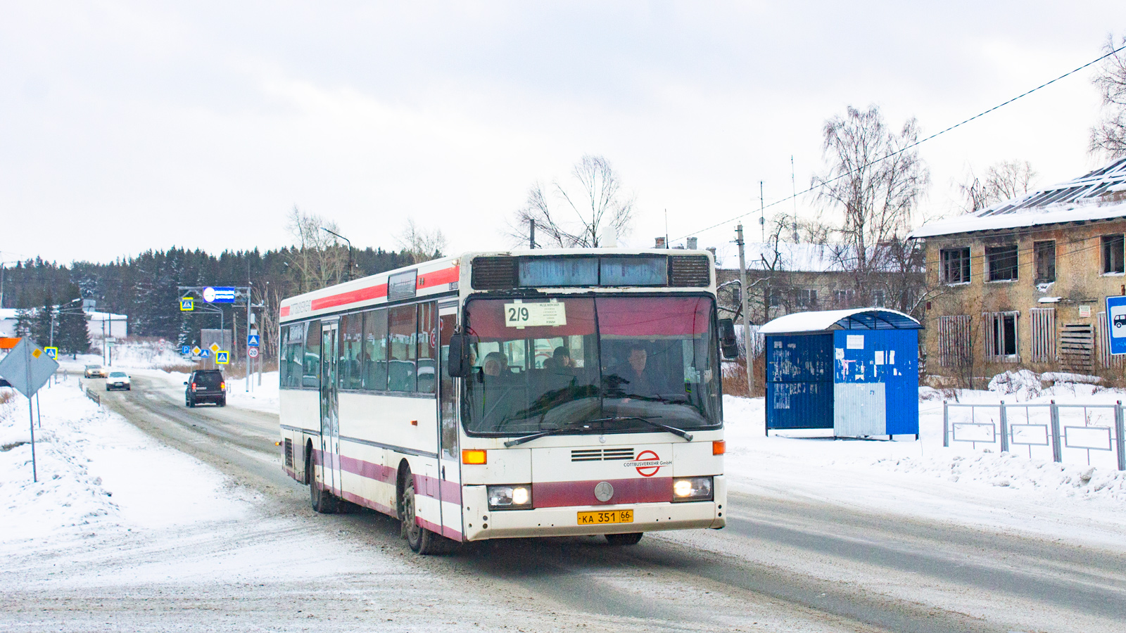 Свердловская область, Mercedes-Benz O407 № КА 351 66