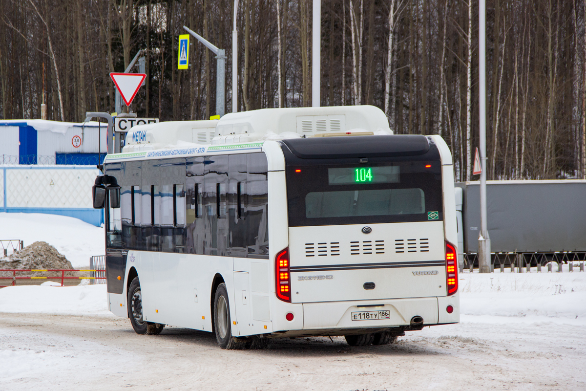 Ханты-Мансийский АО, Yutong ZK6116HG № Е 118 ТУ 186