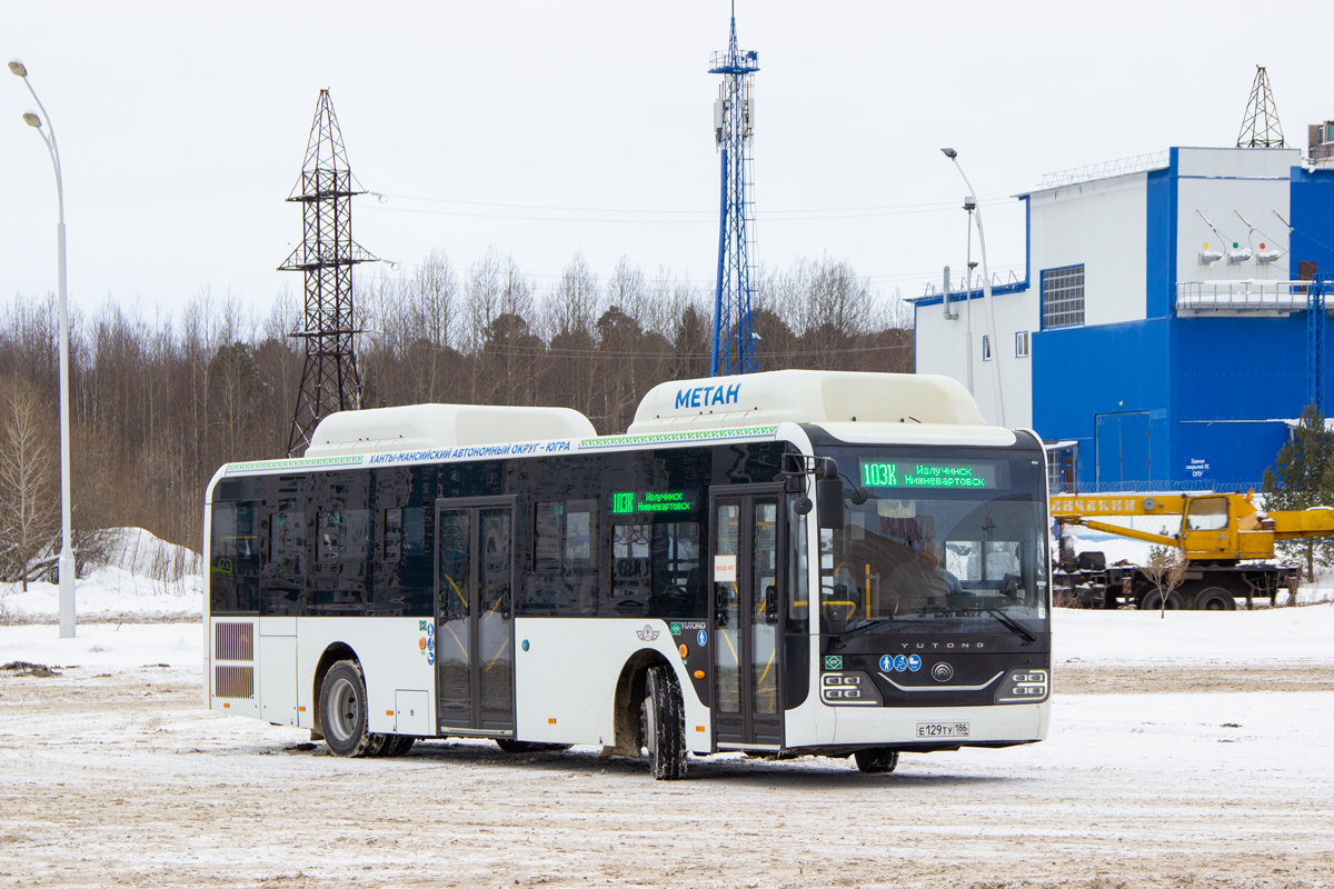 Ханты-Мансийский АО, Yutong ZK6116HG № Е 129 ТУ 186