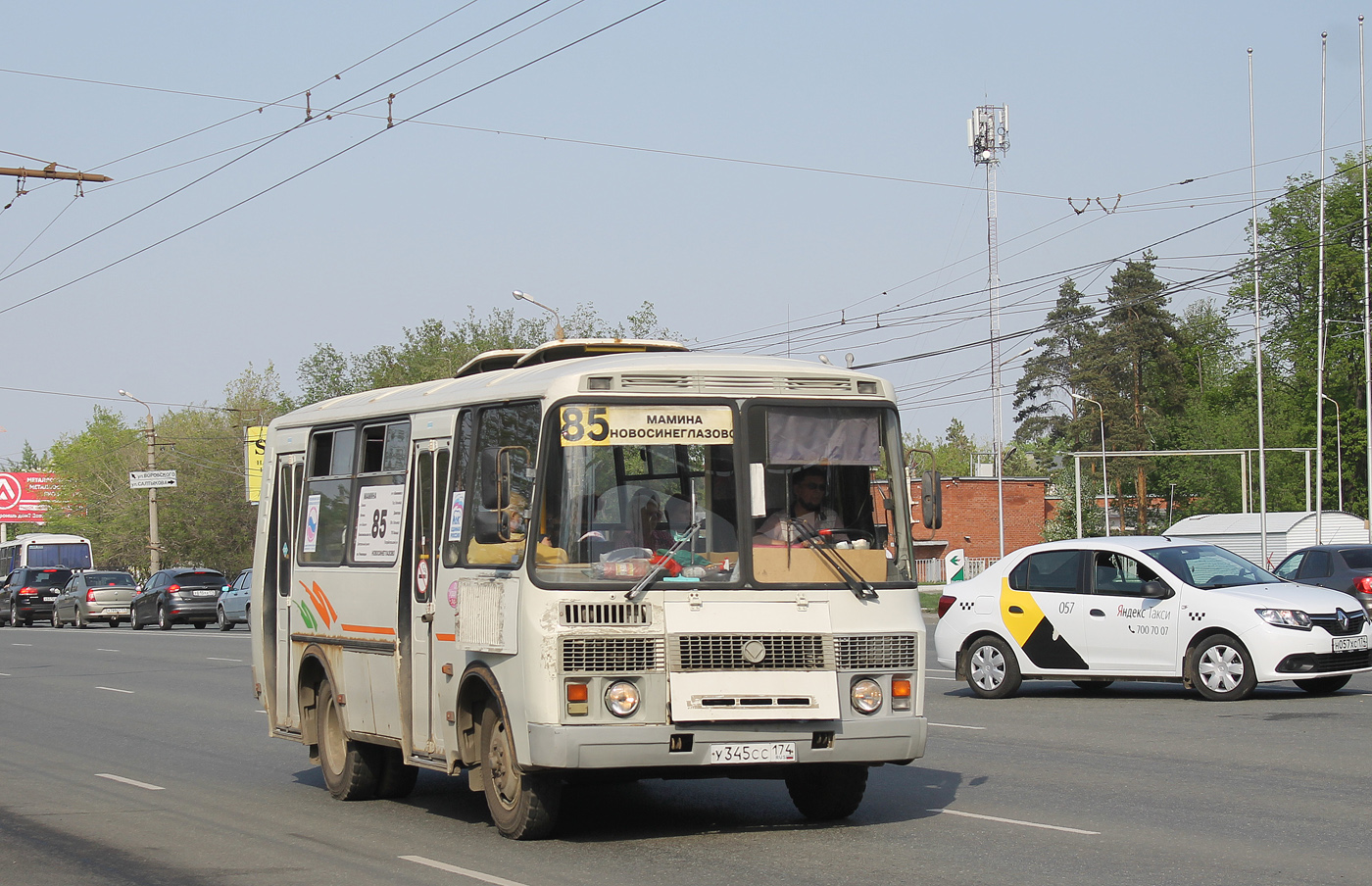 Челябинская область, ПАЗ-32054 № У 345 СС 174