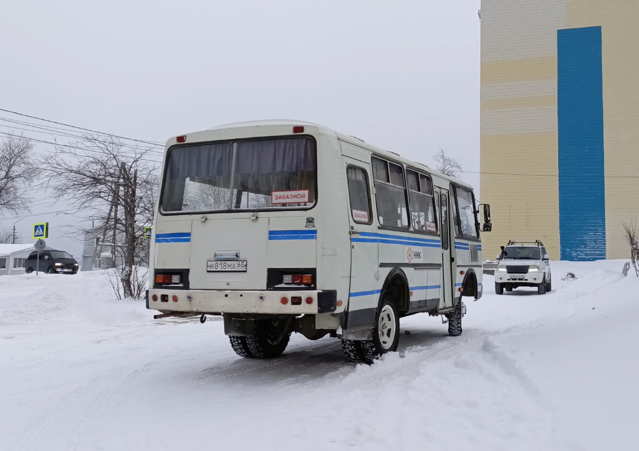 Сахалинская область, ПАЗ-3206-110 № Н 818 МА 65