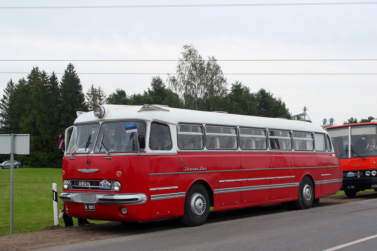 Эстония, Ikarus  55.14 Lux № A 0001; Литва — Baltijos kelias 35 | The Baltic Way 35