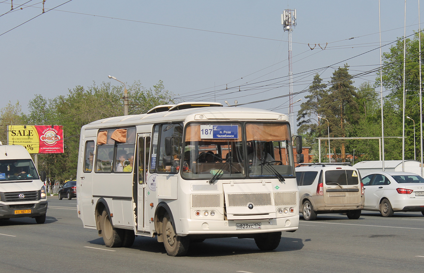 Челябинская область, ПАЗ-320530-22 № Н 823 ХС 174