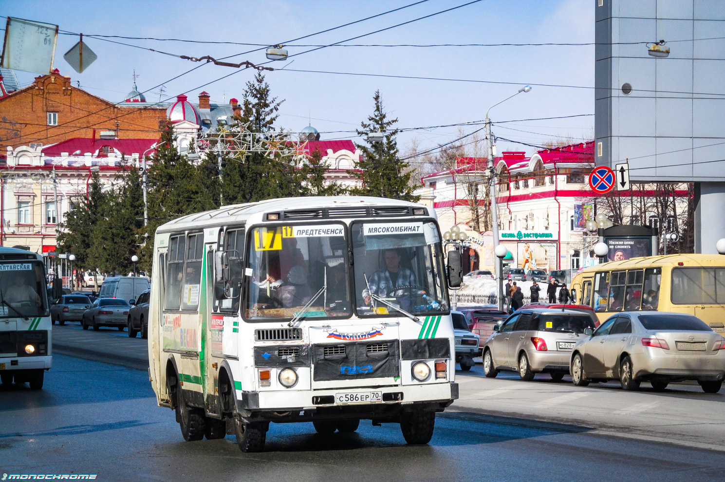 Томская область, ПАЗ-3205-110 № С 586 ЕР 70