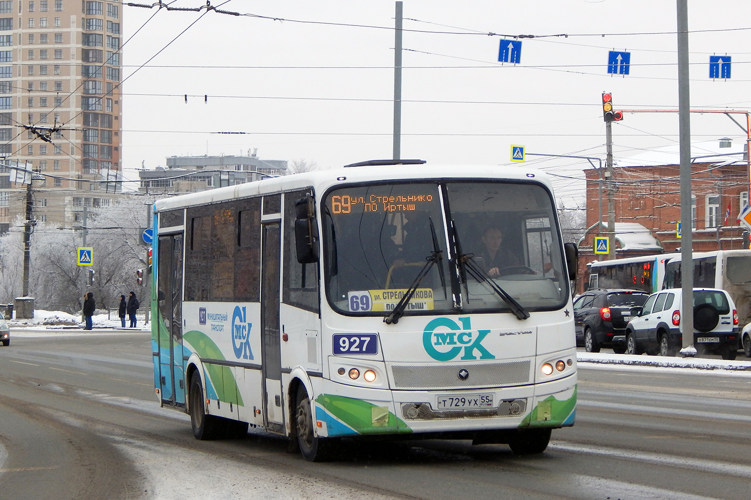 Омская область, ПАЗ-320414-04 "Вектор" (1-2) № 927