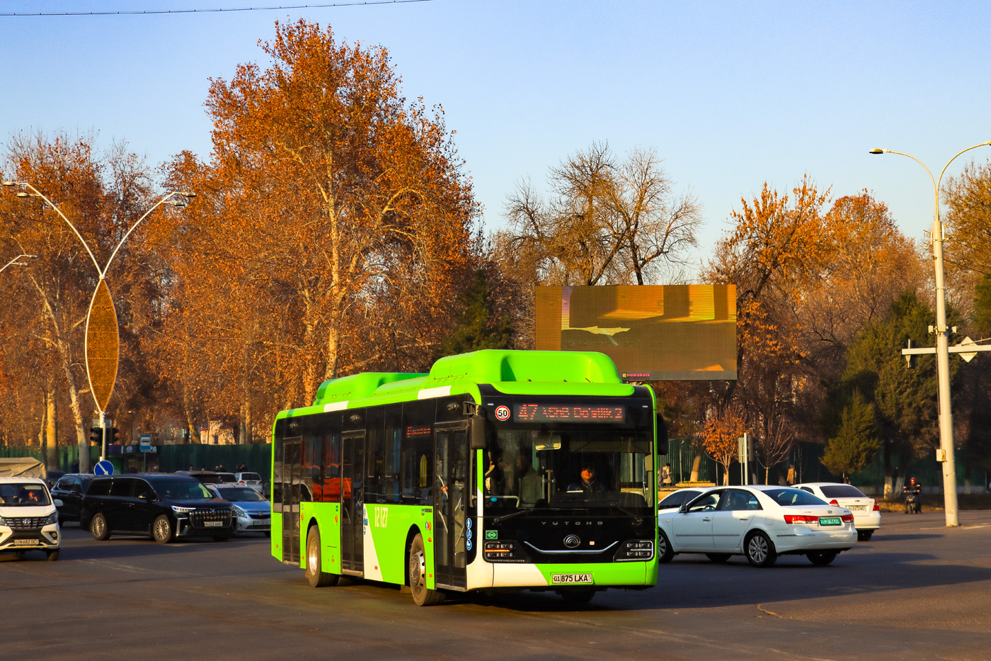 Узбекистан, Yutong ZK6126HG № 12127