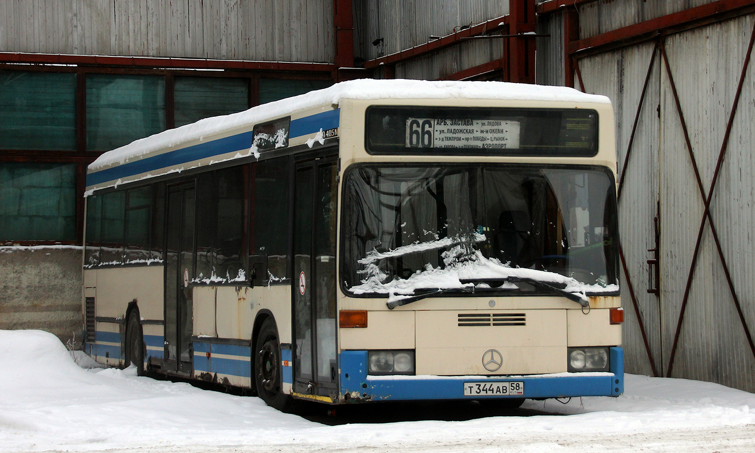 Пензенская область, Mercedes-Benz O405N2 № Т 344 АВ 58