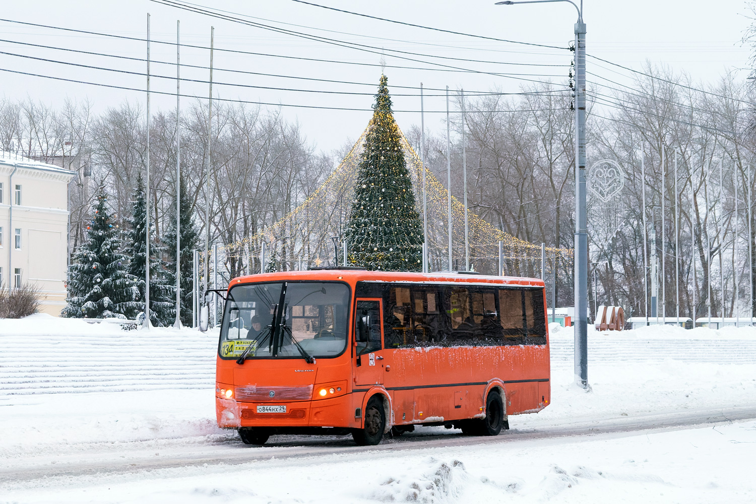 Архангельская область, ПАЗ-320414-04 "Вектор" № О 844 НХ 29