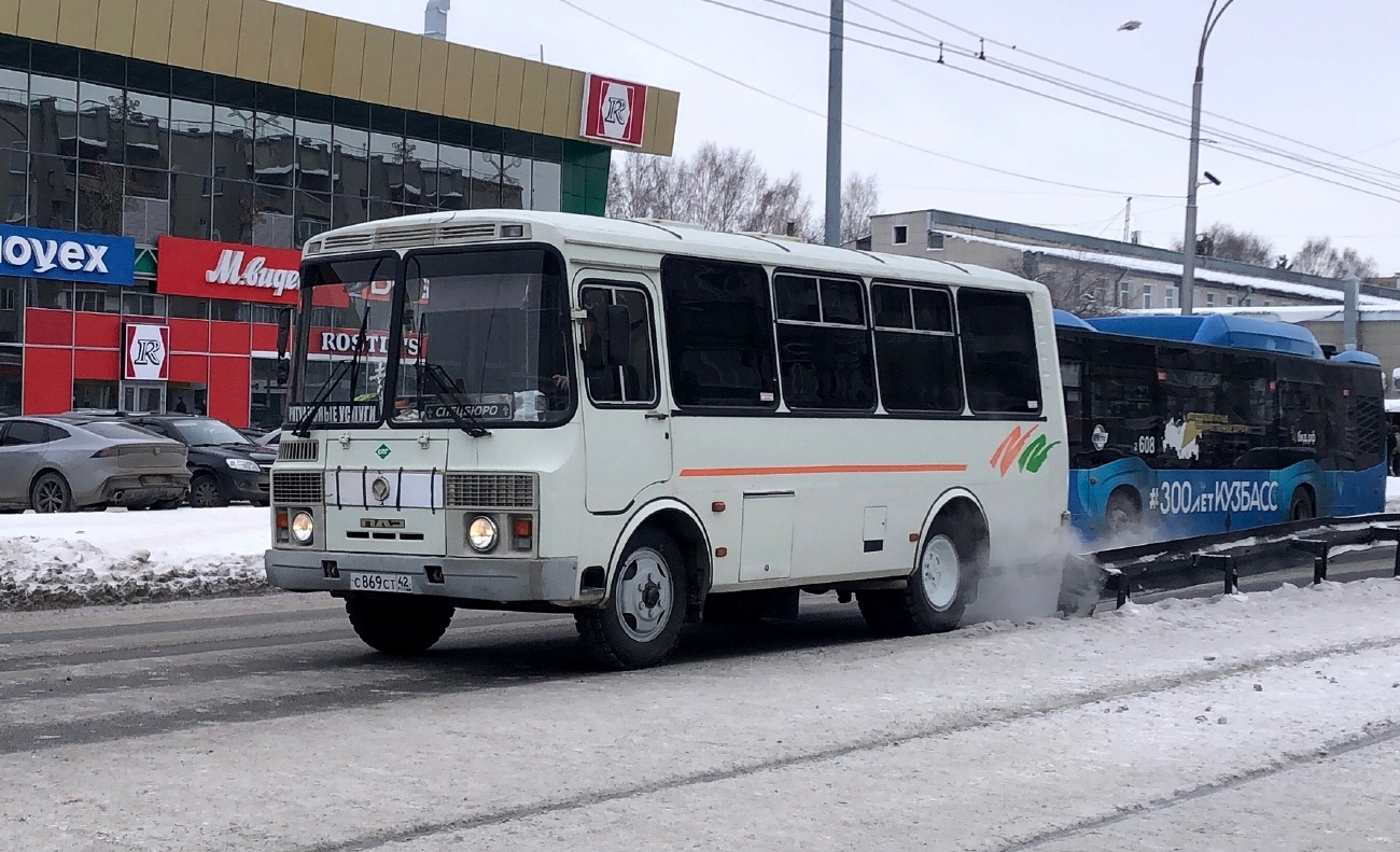 Кемеровская область - Кузбасс, ПАЗ-32053 № С 869 СТ 42