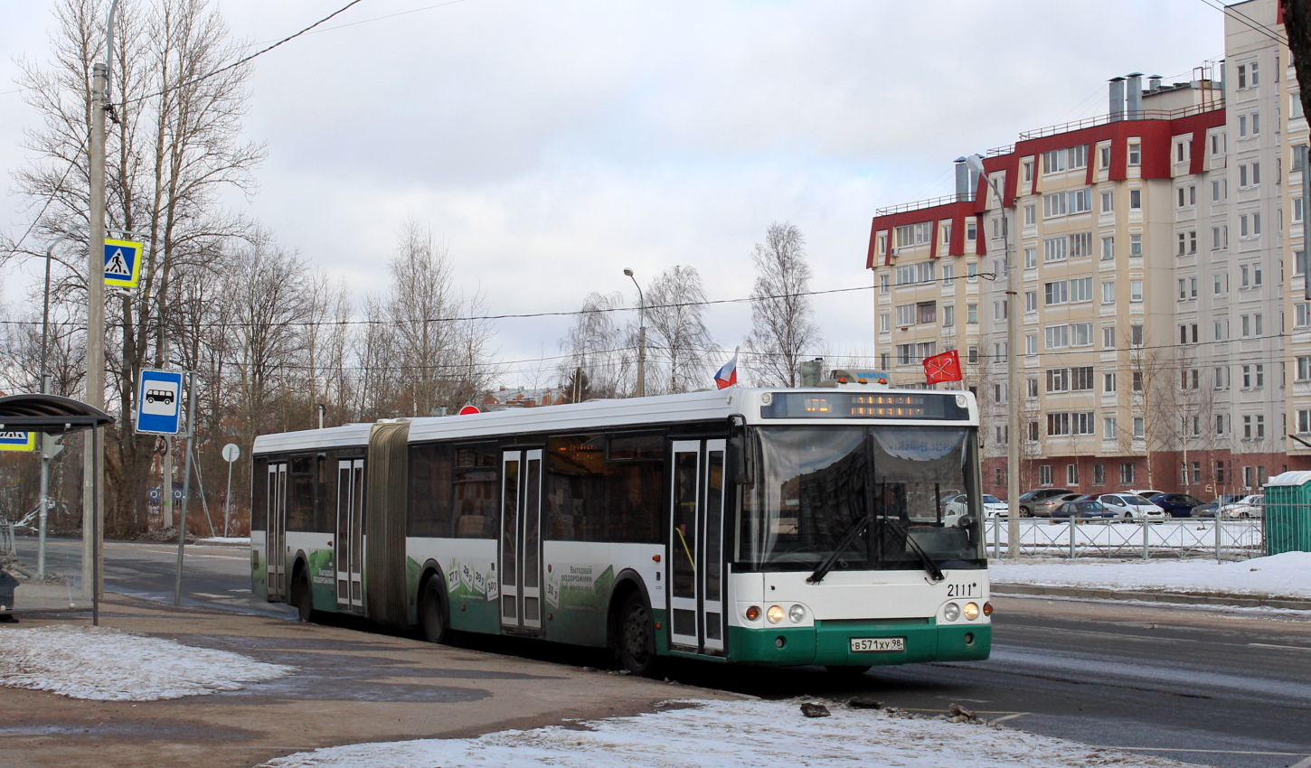 Санкт-Петербург, ЛиАЗ-6213.20 № 2111