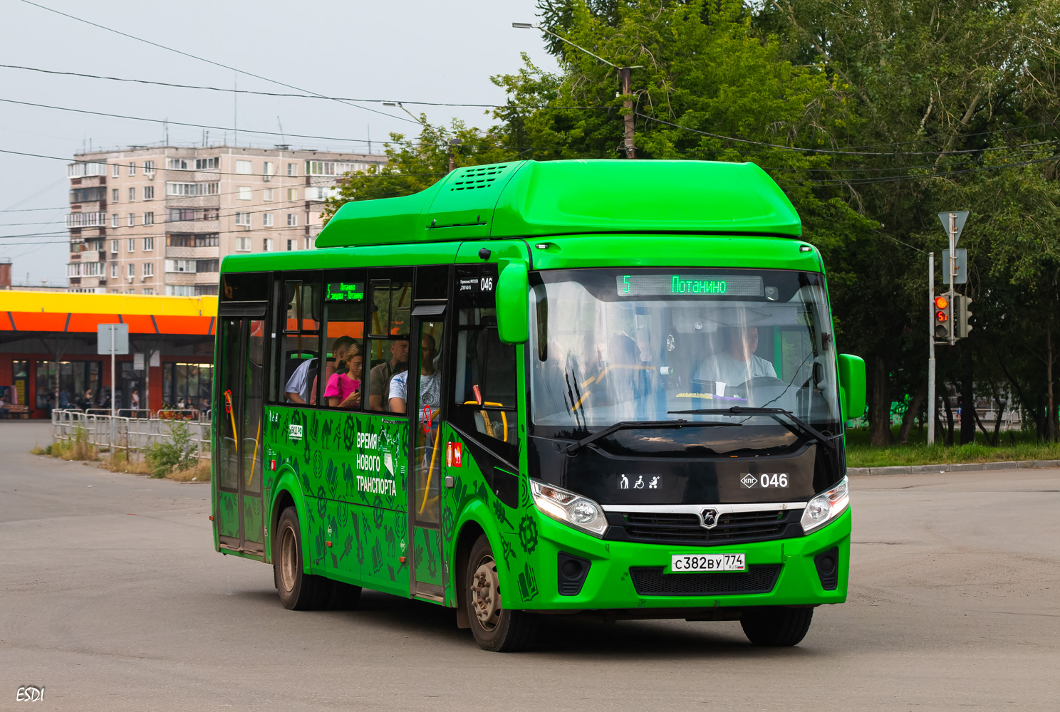 Челябинская область, ПАЗ-320415-14 "Vector Next" № 046