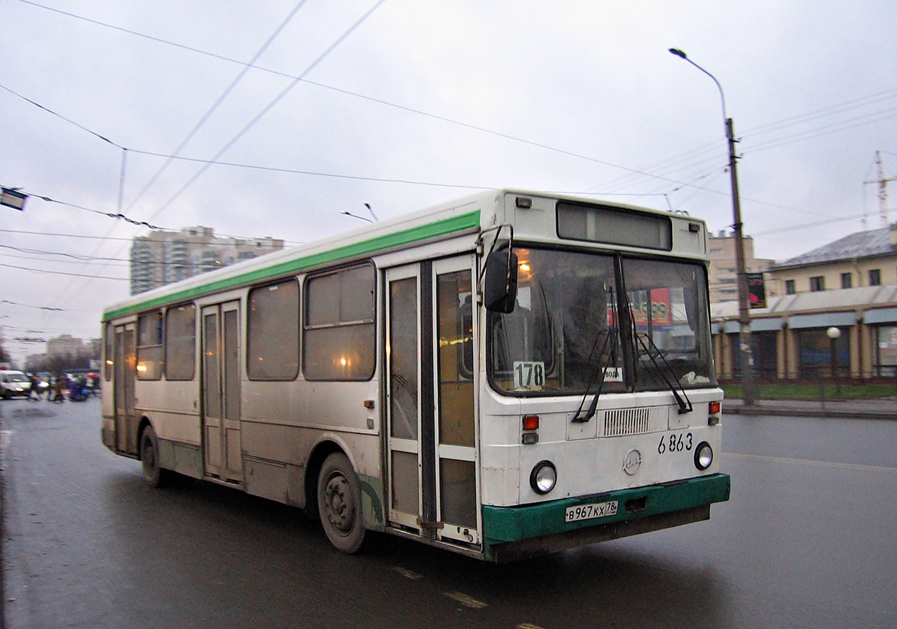 Санкт-Петербург, ЛиАЗ-5256.00 № 6863