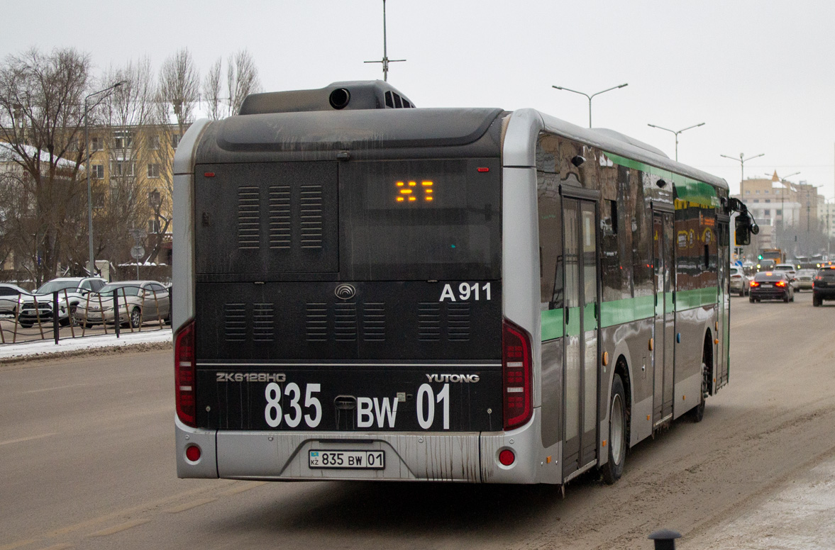 Астана, Yutong ZK6128HG (QazTehna) № A911