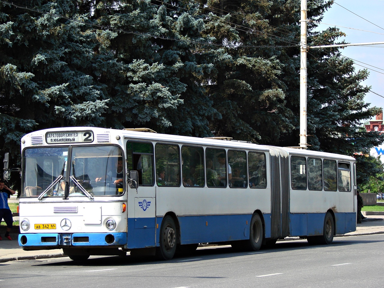 Саратовская область, Mercedes-Benz O305G № АВ 342 64