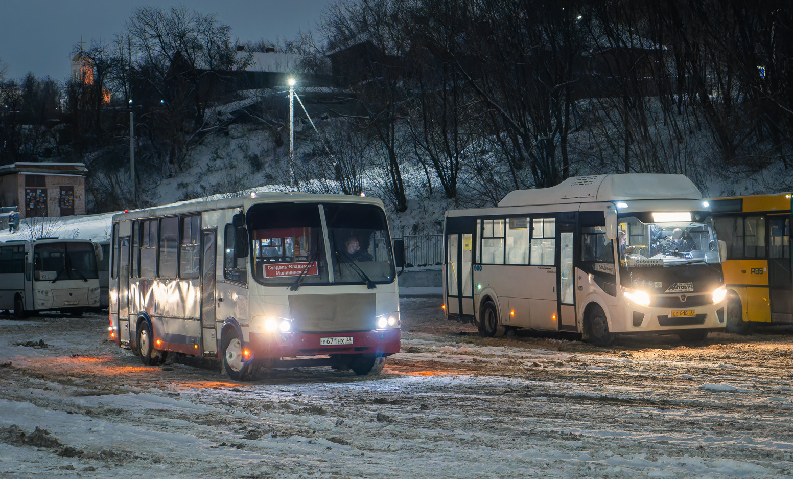 Владимирская область, ПАЗ-320412-05 № У 671 НХ 33; Владимирская область, ПАЗ-320415-14 "Vector Next" № ЕЕ 818 33