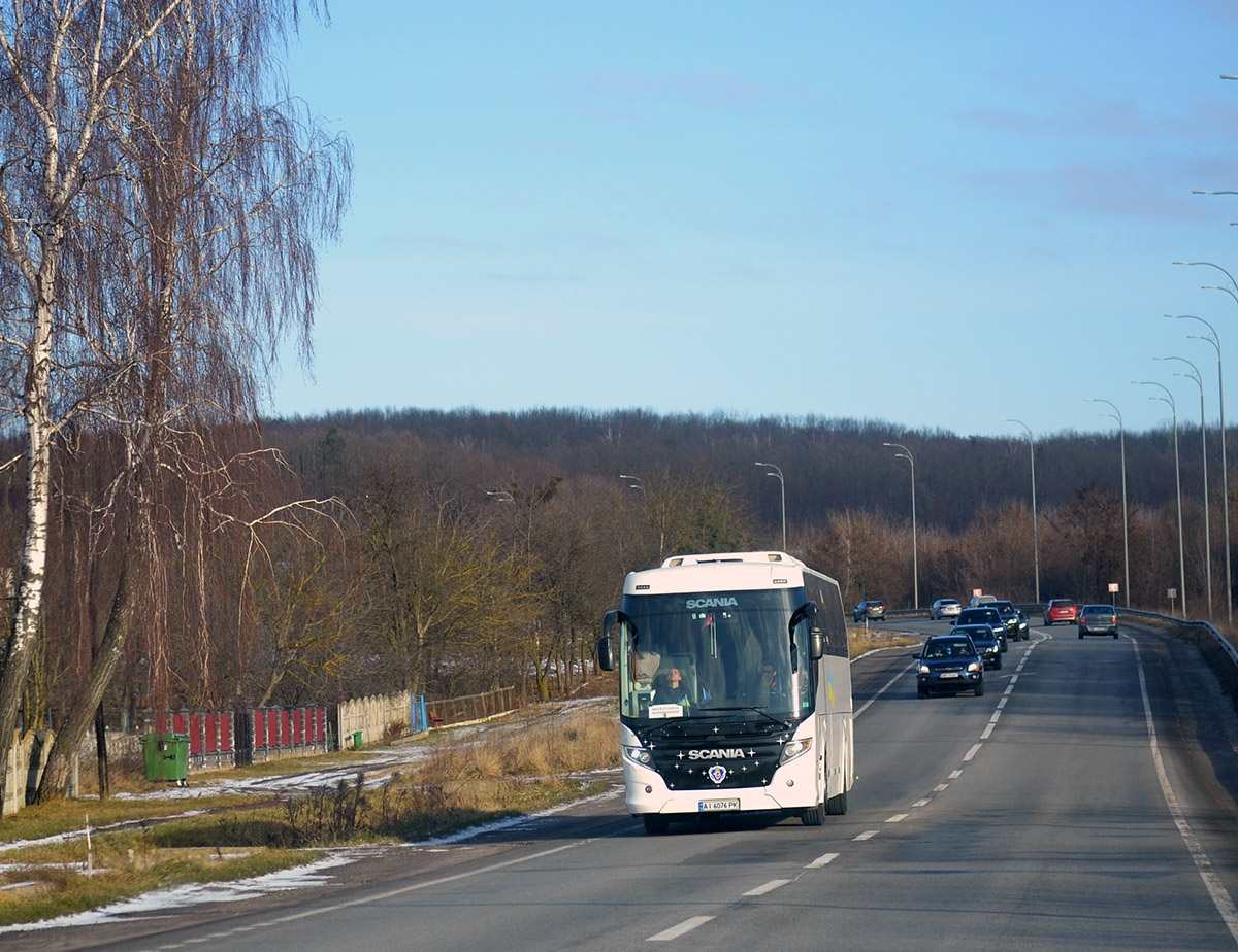 Киевская область, Scania Touring HD 12.0 № AI 6076 PK