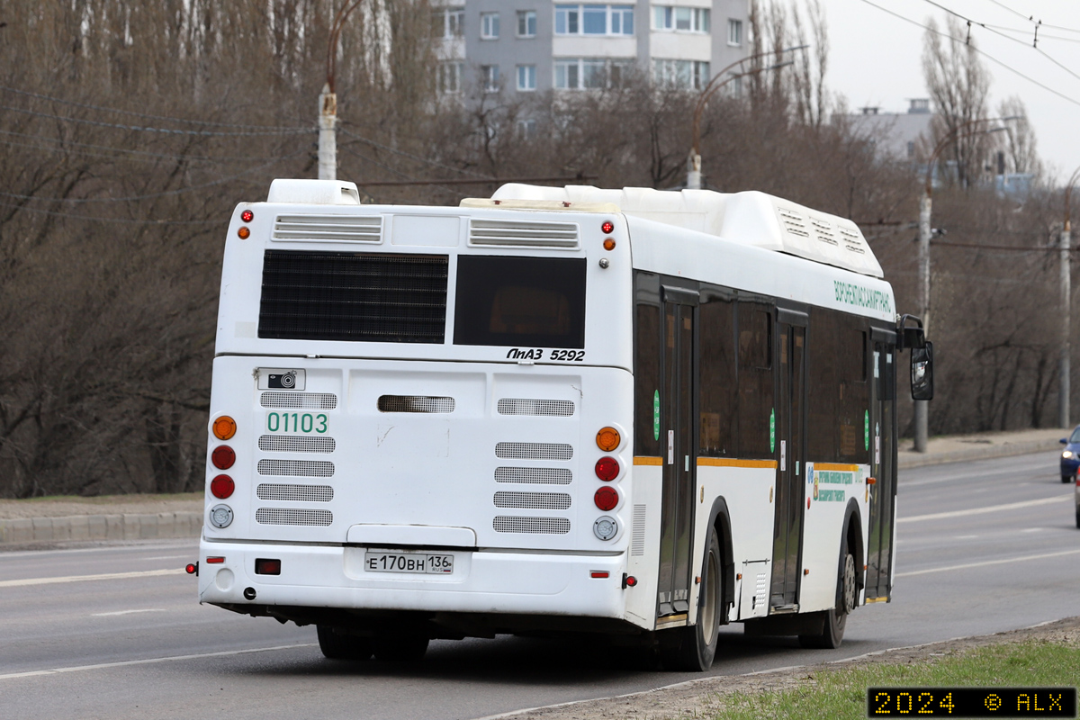 Воронежская область, ЛиАЗ-5292.67 (CNG) № 01103