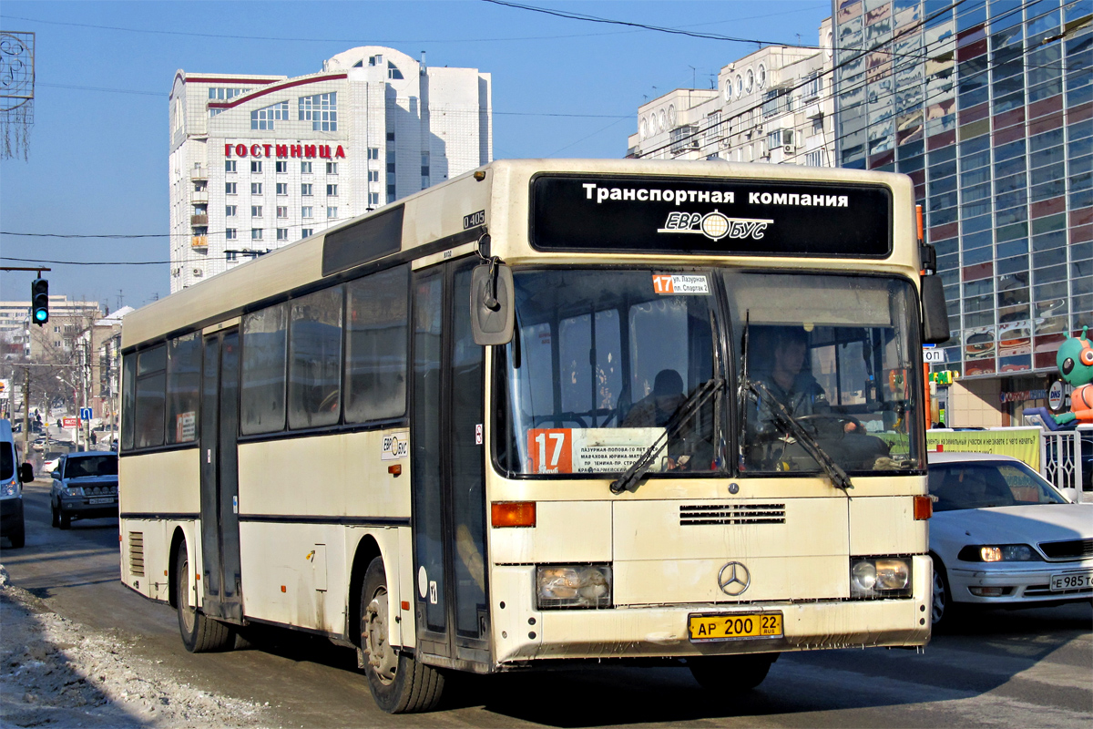 Алтайский край, Mercedes-Benz O405 № АР 200 22