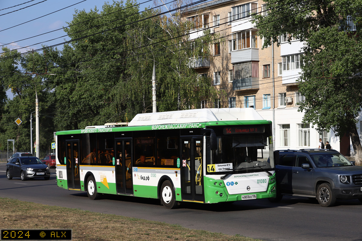 Воронежская область, ЛиАЗ-5292.67 (CNG) № 01080