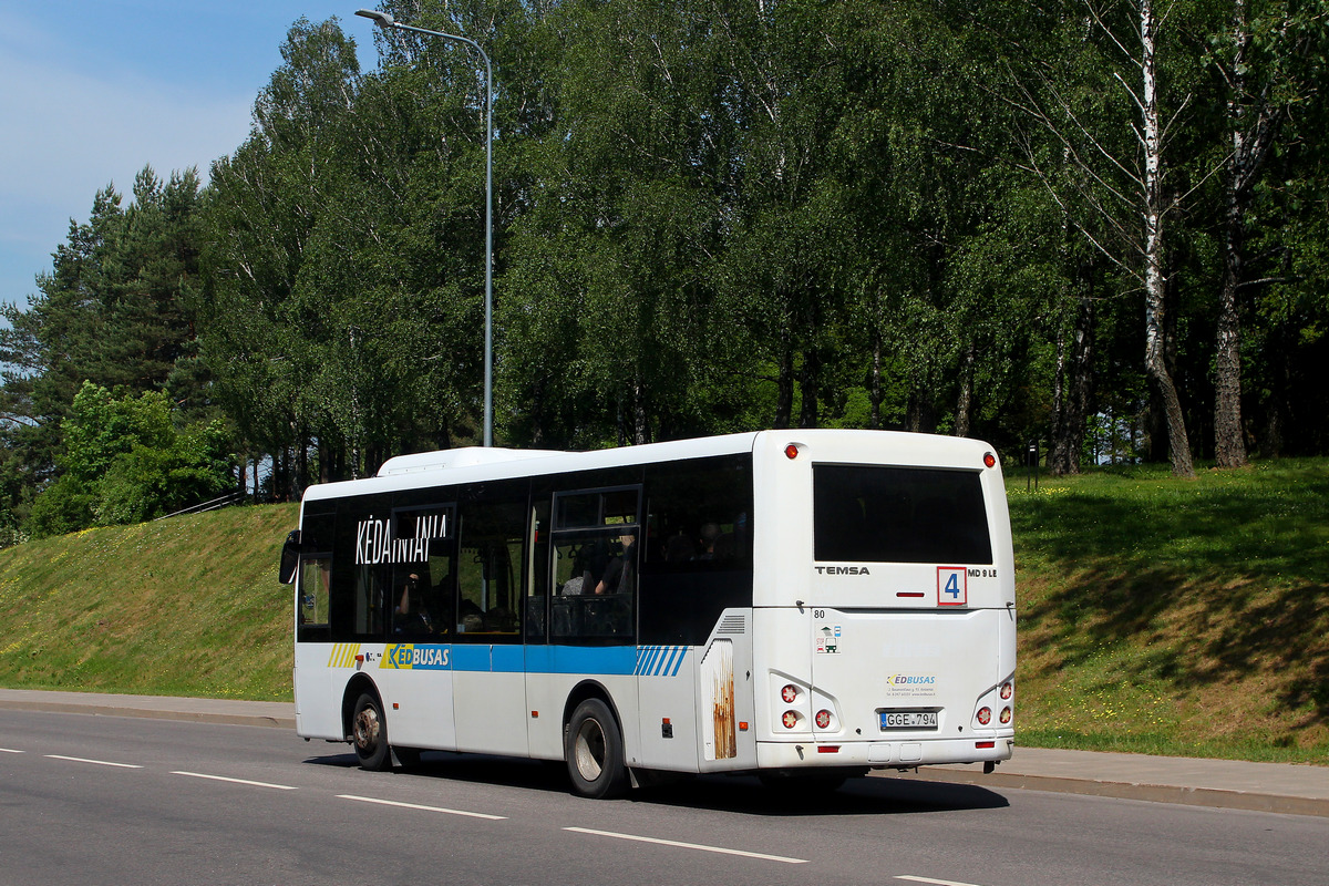 Литва, TEMSA MD9 LE № 80