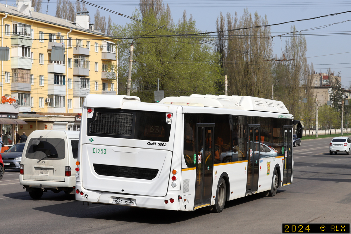 Воронежская область, ЛиАЗ-5292.67 (CNG) № 01253