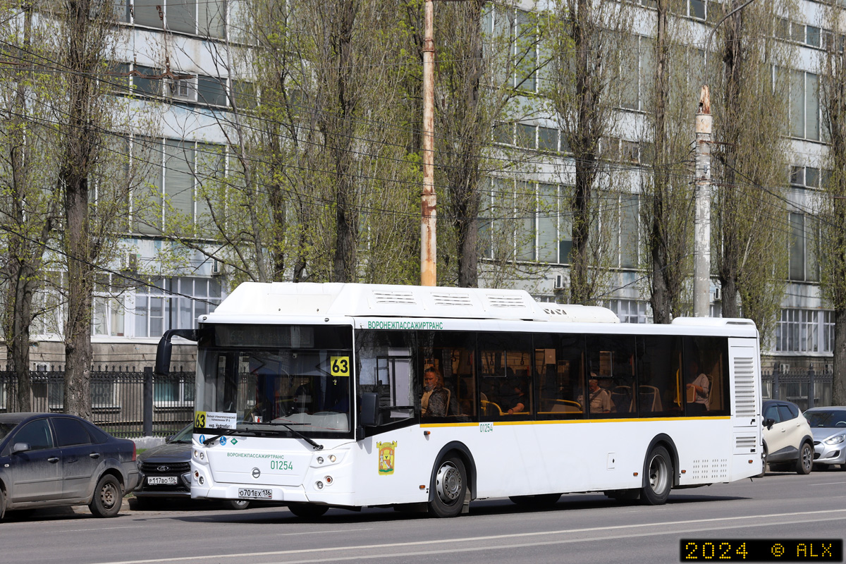 Воронежская область, ЛиАЗ-5292.67 (CNG) № 01254