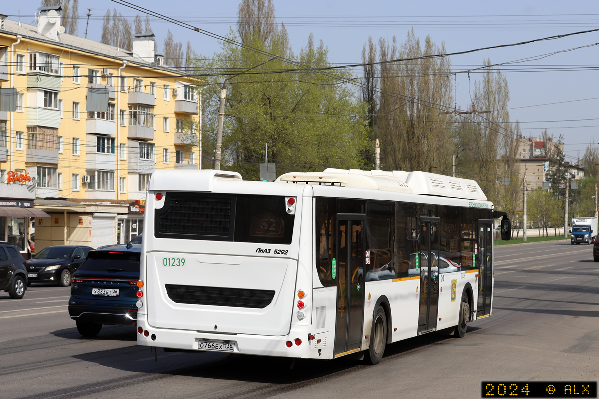 Воронежская область, ЛиАЗ-5292.67 (CNG) № 01239