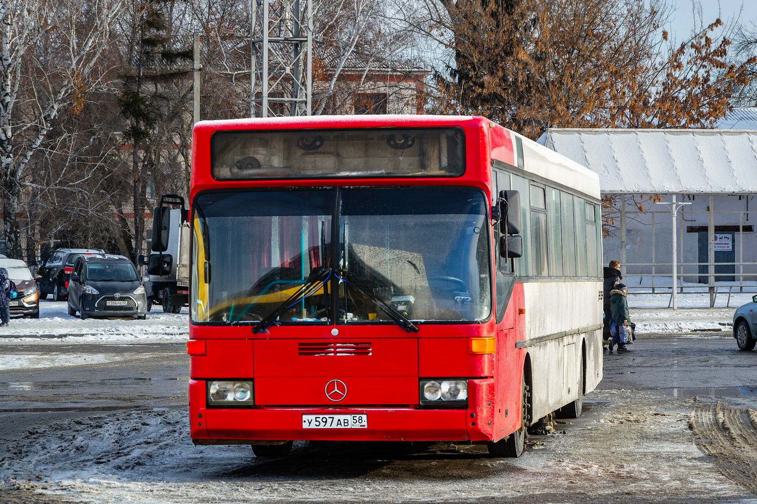 Пензенская область, Mercedes-Benz O405 № У 597 АВ 58