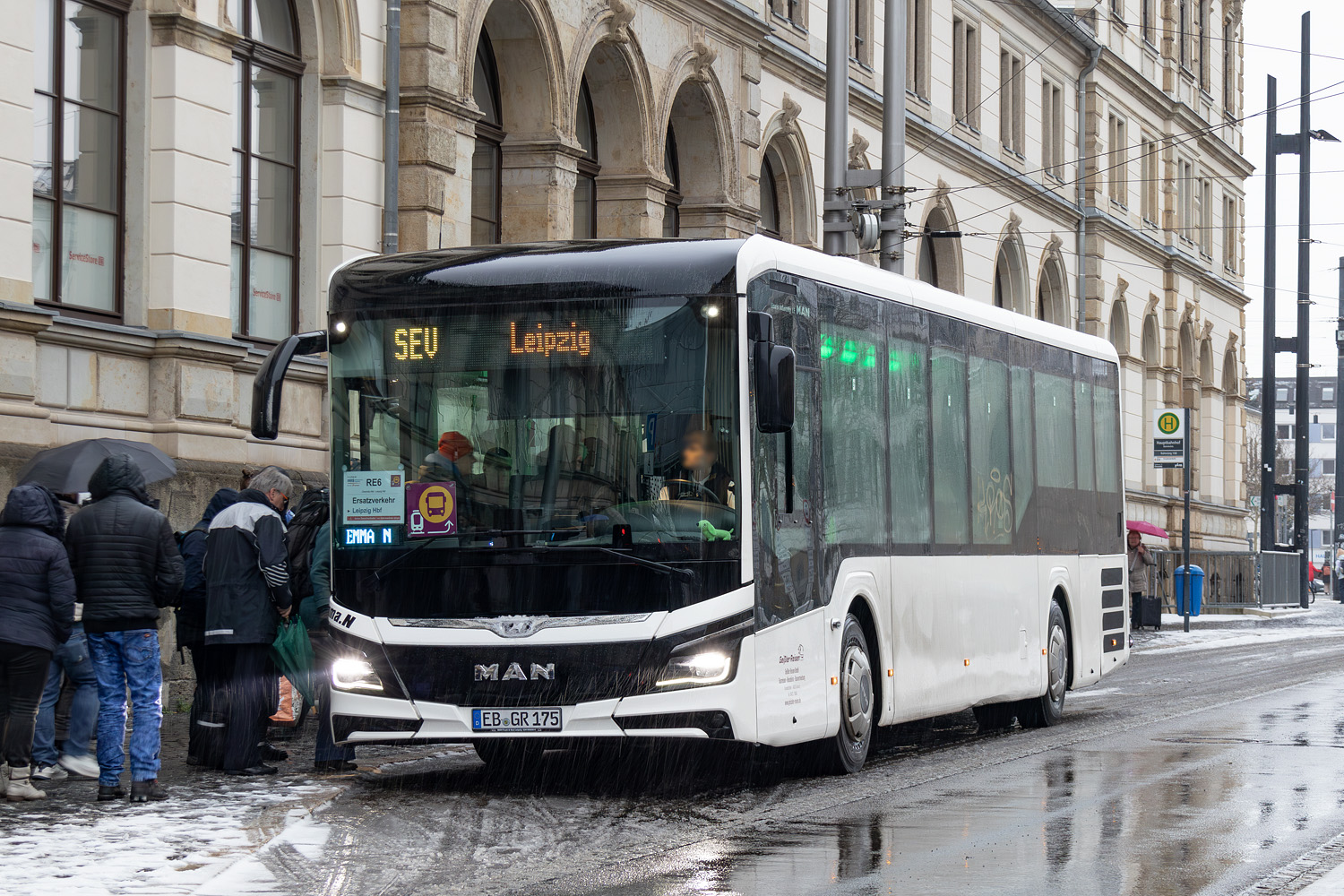 Саксония, MAN 42C Lion's Intercity LE 12 LEÜ330 № EB-GR 175