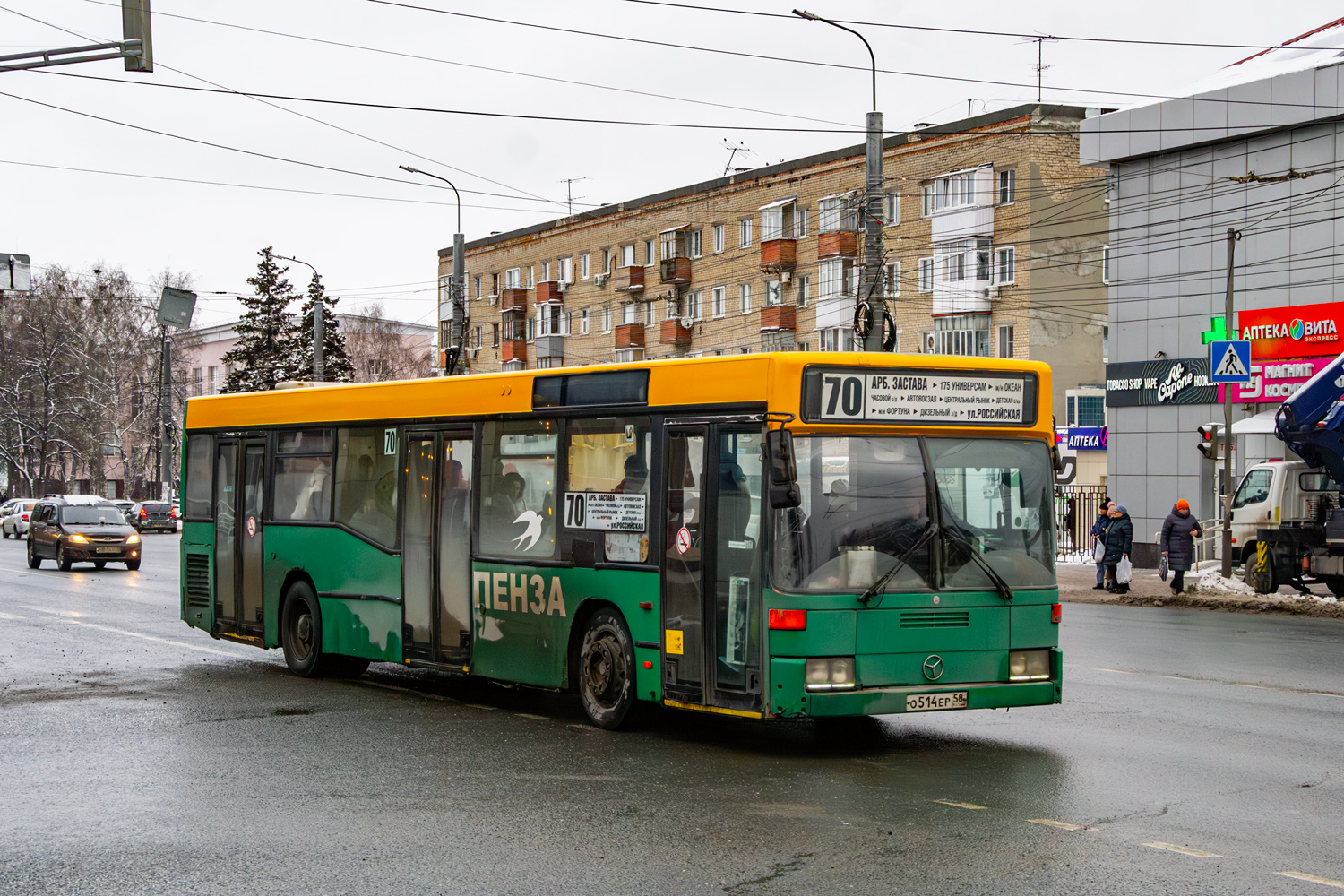 Пензенская область, Mercedes-Benz O405N2 № О 514 ЕР 58