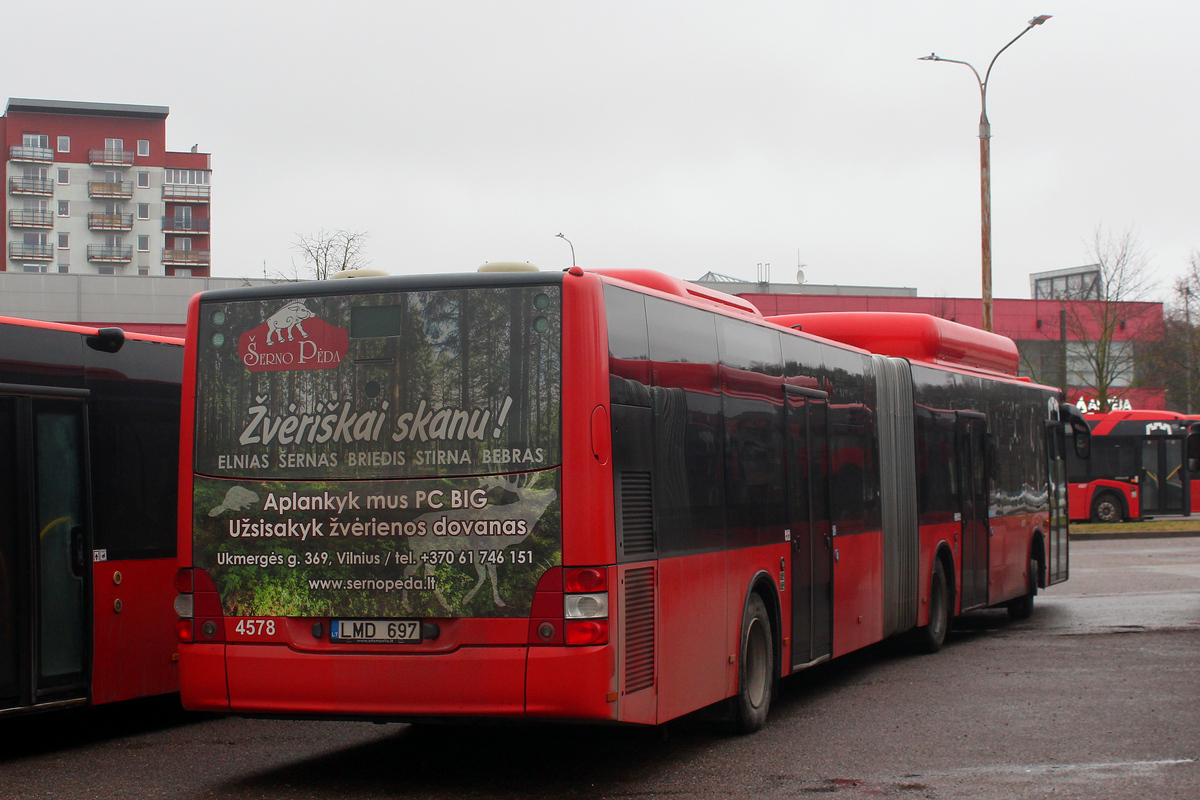 Литва, MAN A23 Lion's City G NG313 CNG № 4578