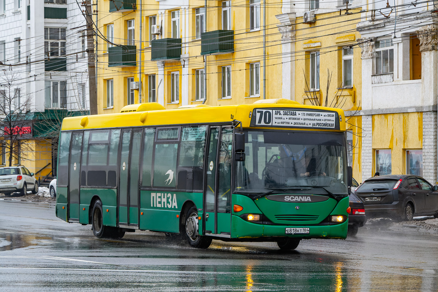 Пензенская область, Scania OmniLink I (Скания-Питер) № Е 818 КТ 164