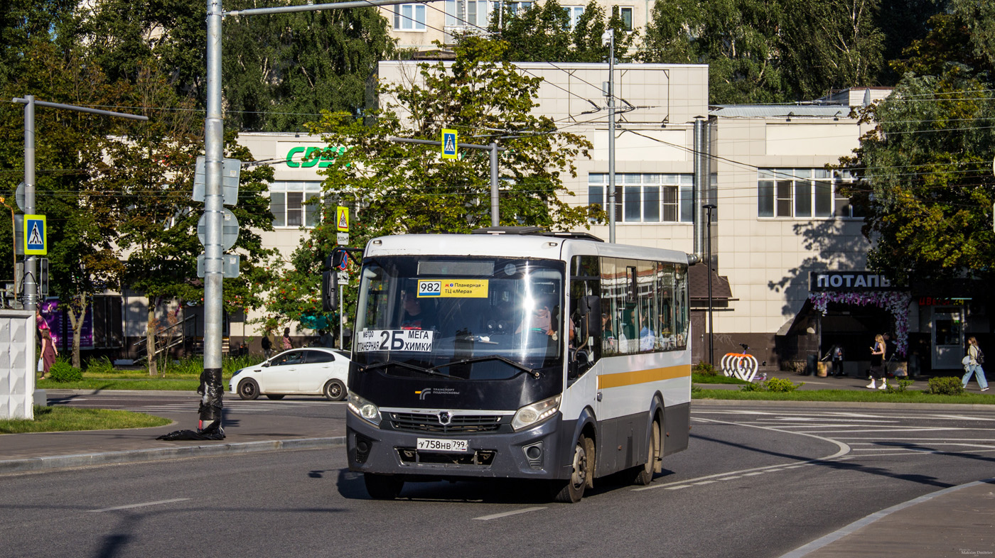 Москва, ПАЗ-320435-04 "Vector Next" № У 758 НВ 799