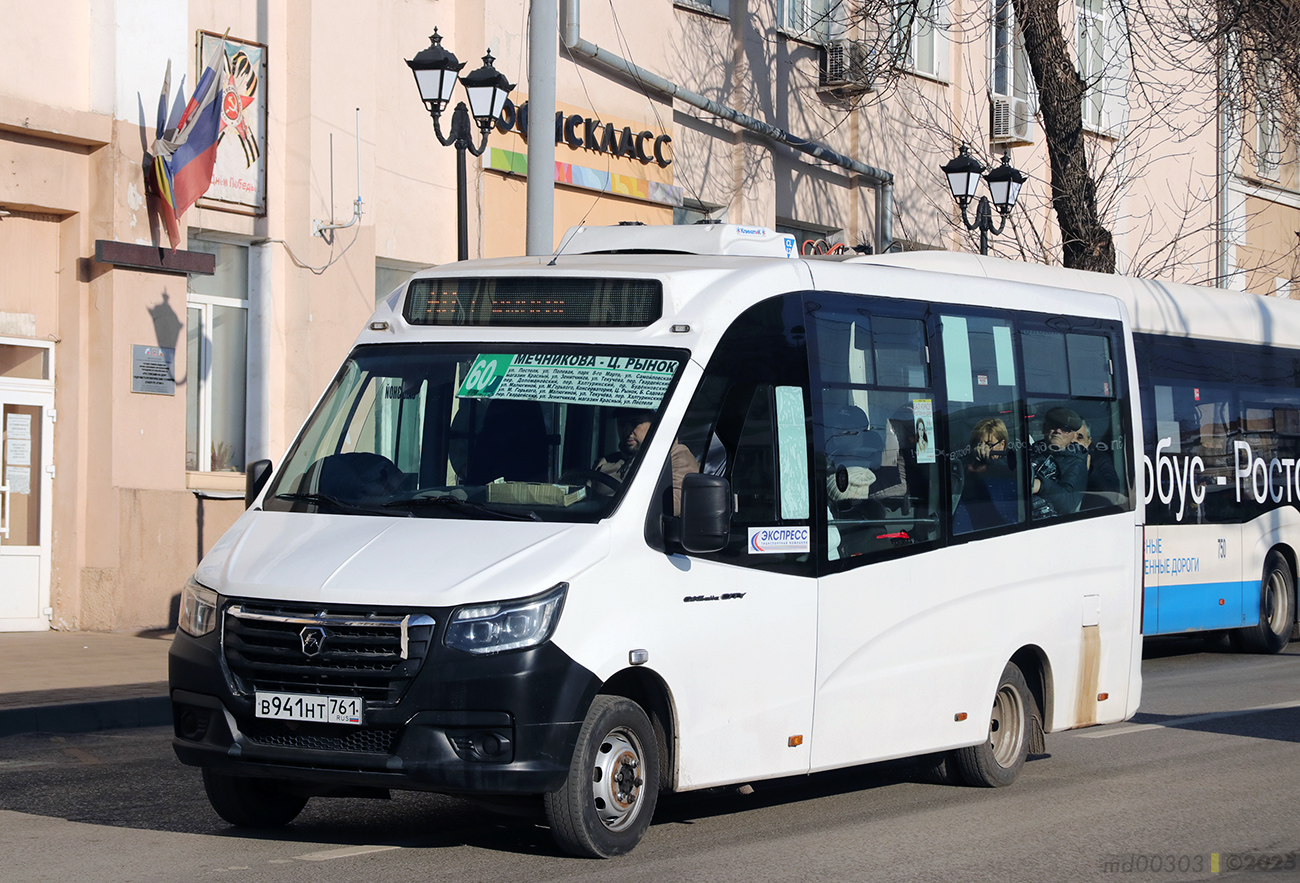 Ростовская область, ГАЗ-A68R52 City № В 941 НТ 761