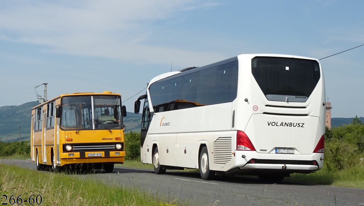 Венгрия, Ikarus 260.06 № BHF-915; Венгрия, Neoplan P21 N2216SHD Tourliner SHD № RLT-923