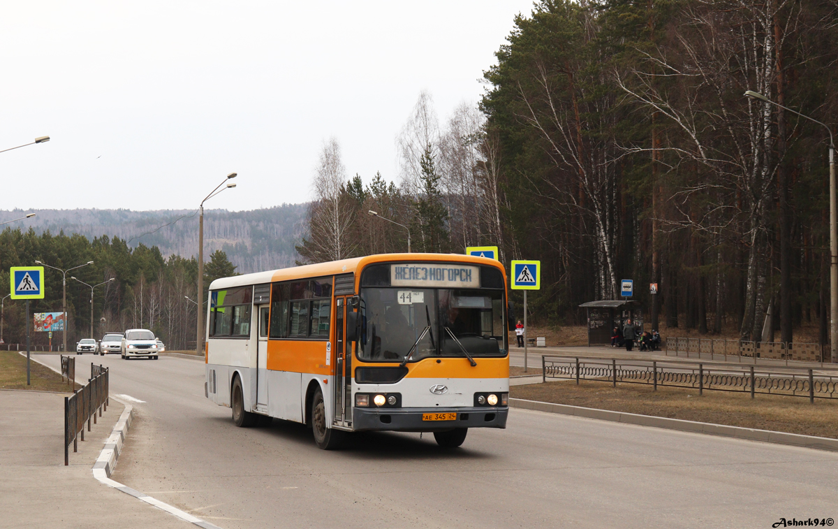 Красноярский край, Hyundai New Super AeroCity № АЕ 345 24