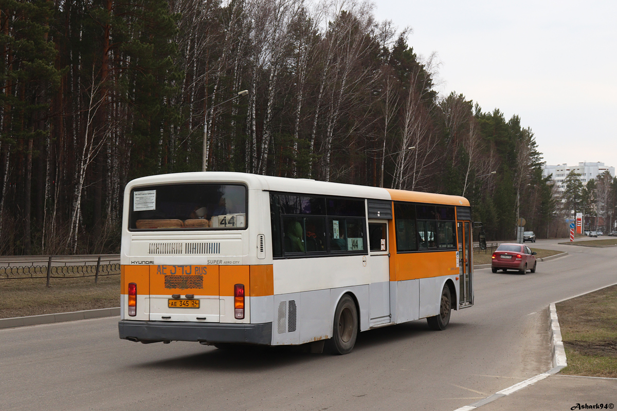 Красноярский край, Hyundai New Super AeroCity № АЕ 345 24