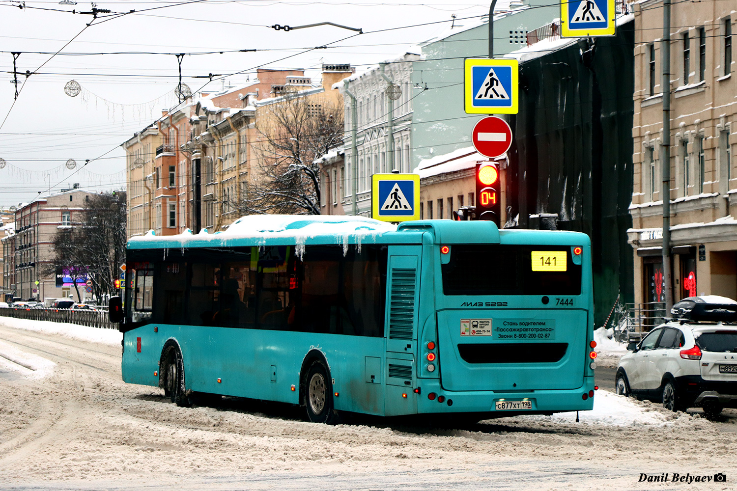 Санкт-Петербург, ЛиАЗ-5292.65 № 7444