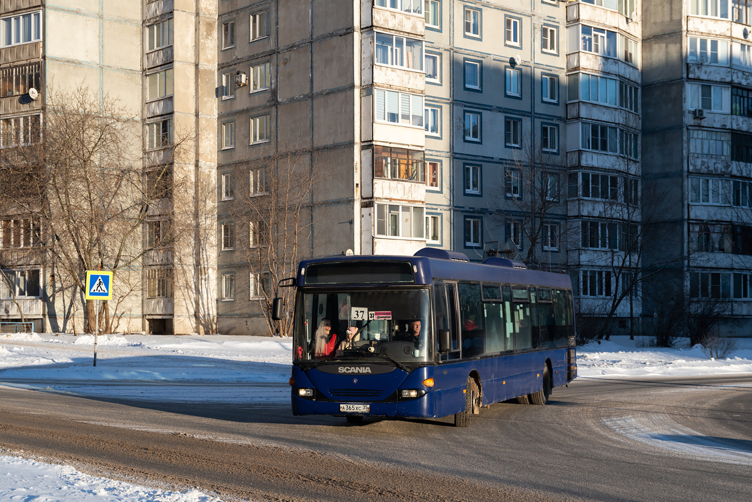 Вологодская область, Scania OmniLink I (Скания-Питер) № А 365 ХС 35