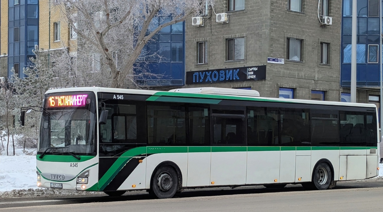 Астана, IVECO Crossway LE 13M (СарыаркаАвтоПром) № A545